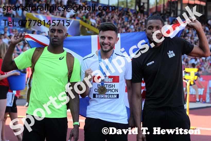 Mens triple jump, 2019 Muller British Championships, Alexander Stadium, Birmingham. Photo: David T. Hewitson/Sports for All Pics